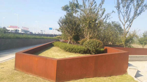 管城回族耐候钢挡土墙